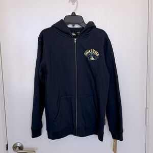 NWT Dark Blue Hoodie by Quiksilver